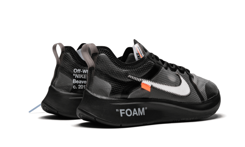 Nike Zoom Fly Off-White Black Silver, Black/White-Cone (AJ4588-001)