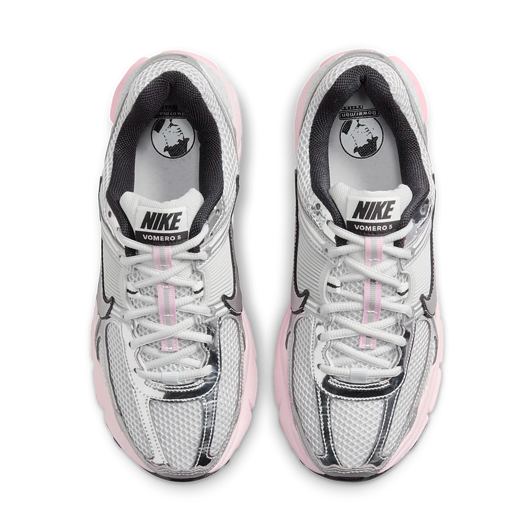 Nike Zoom Vomero 5 Photon Dust Pink Foam, Metallic Silver/Pure Platinum/Pink Foam/Platinum Tint/Black (HF1877-001)