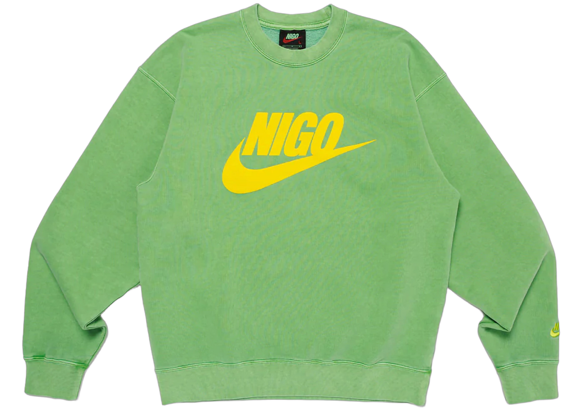 Nike x Nigo NRG Fleece Crew Sweatshirt Green