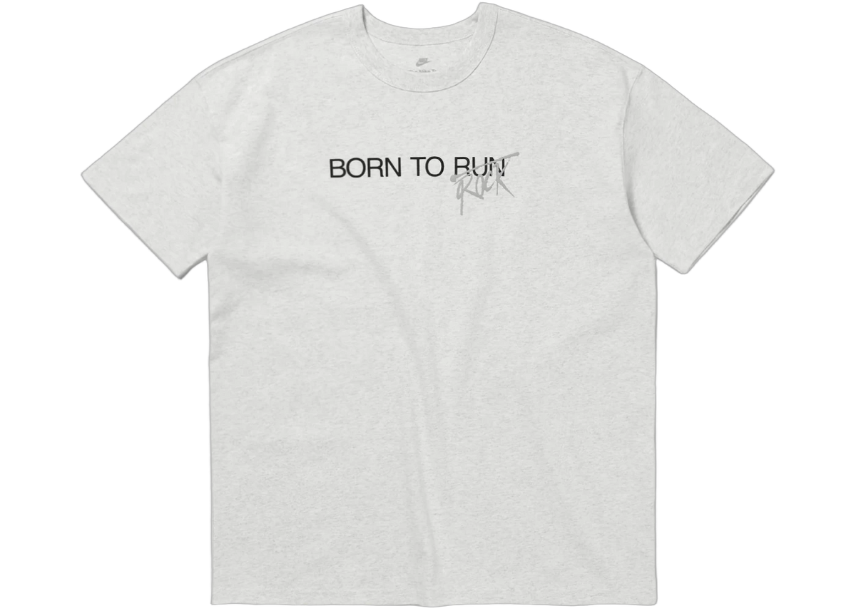 Nike x Stranger Things NSW Born To Run T-Shirt Birch Heather