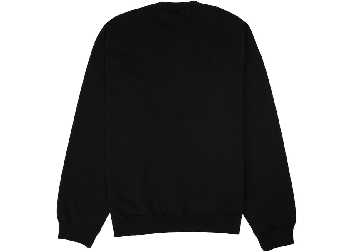 Nike x Stussy Wash Crew Fleece Black