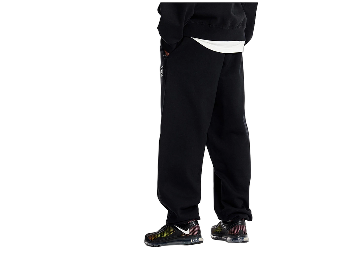 Nike x Stussy Washed Sweatpants Black