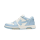 OFF-WHITE OOO Low Out Of Office Calf Leather White Light Blue