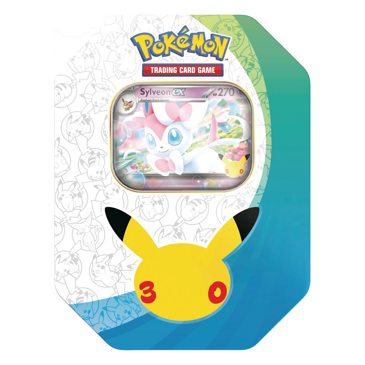 Pokémon TCG 30th Celebration Sylveon ex Tin
