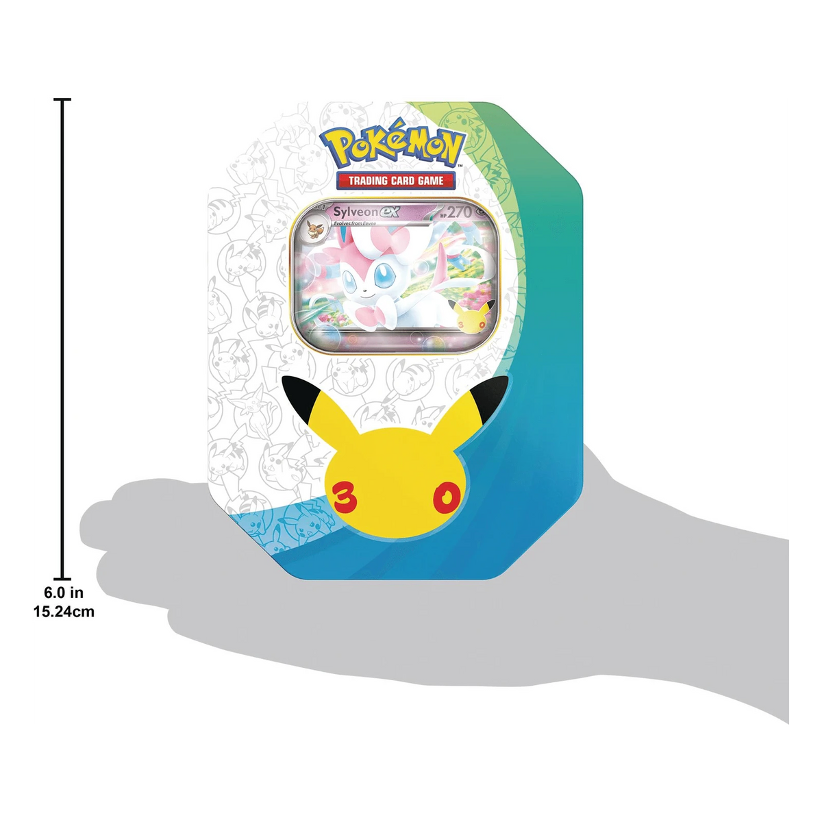 Pokémon TCG 30th Celebration Sylveon ex Tin