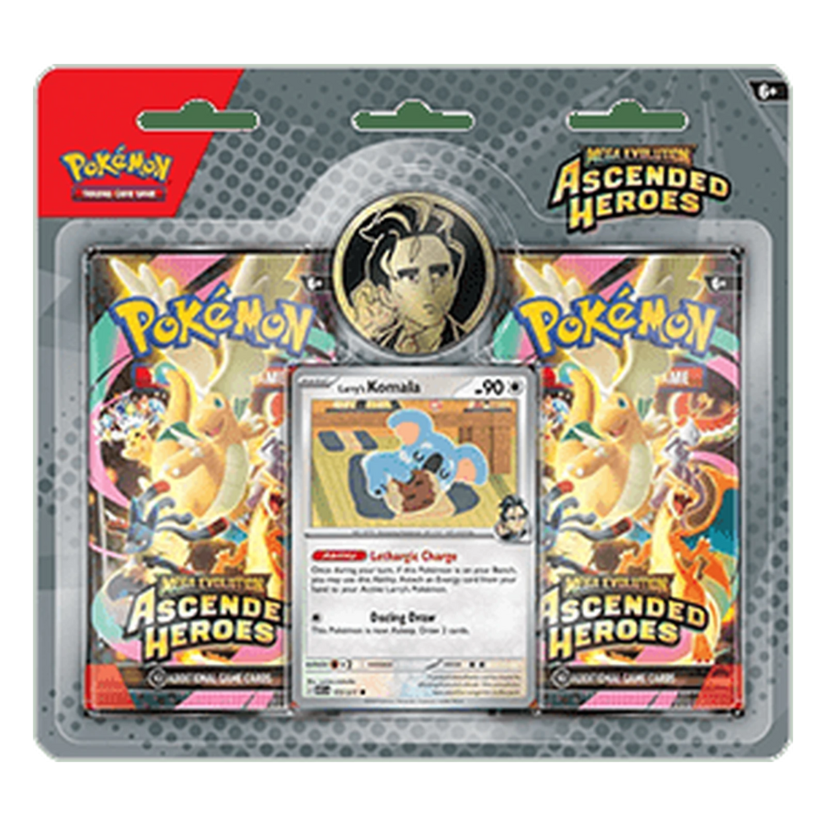 Pokémon TCG Ascended Heroes: Larry's Komala 2-Pack Blister