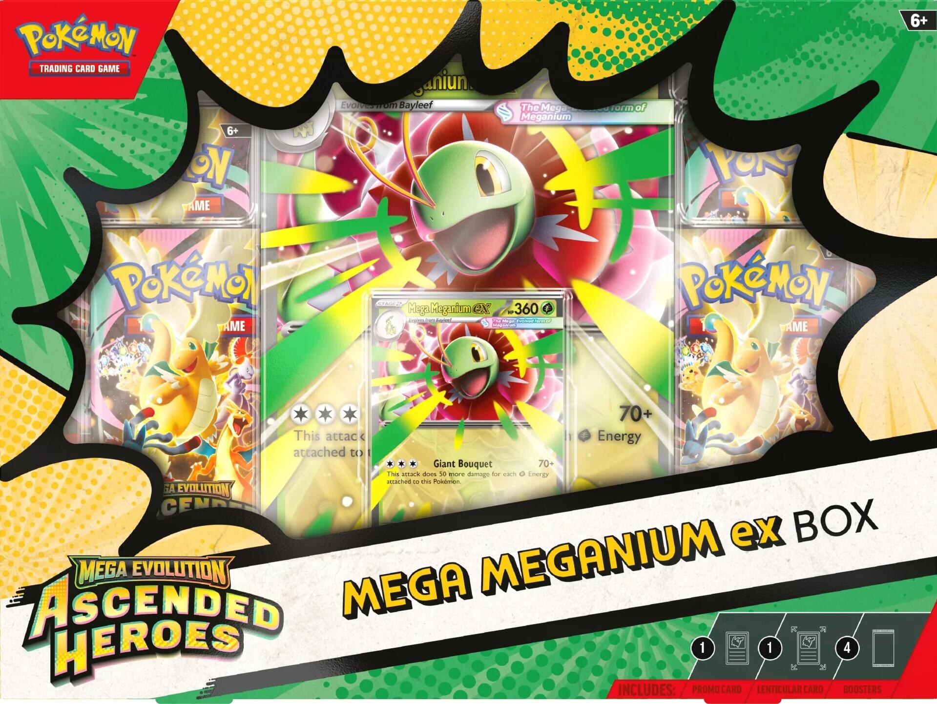 Pokémon TCG Ascended Heroes: Mega Meganium ex Box