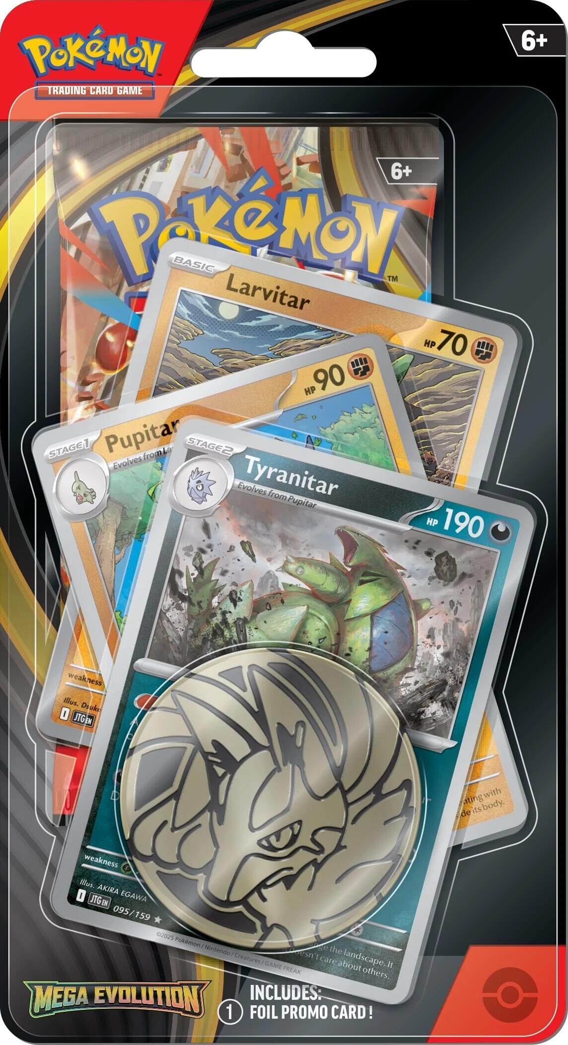 Pokémon TCG Mega Evolution: Tyranitar Premium Checklane Blister