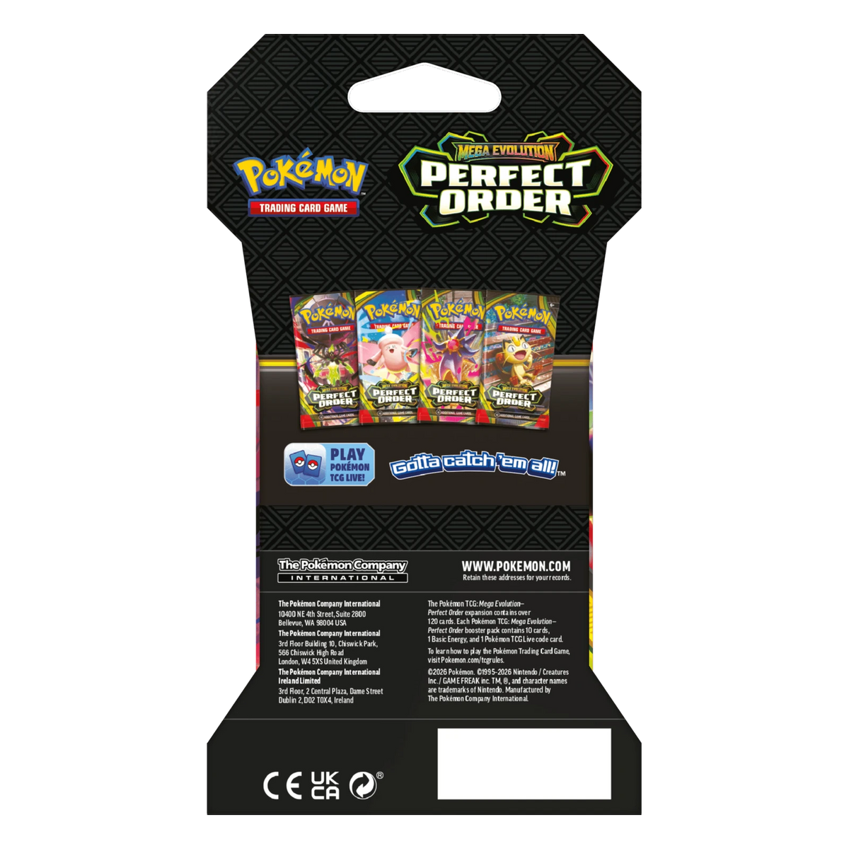 Pokémon TCG Perfect Order Sleeved Booster