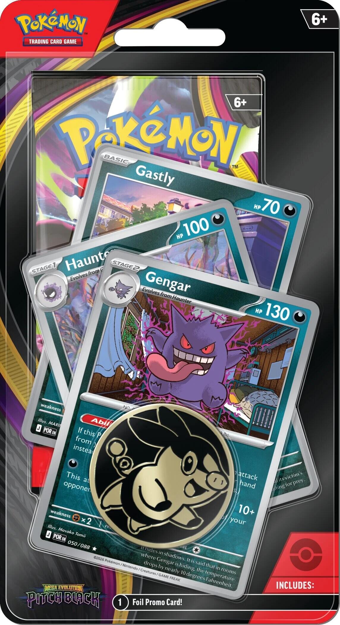 Pokémon TCG Pitch Black: Gengar Premium Checklane Blister