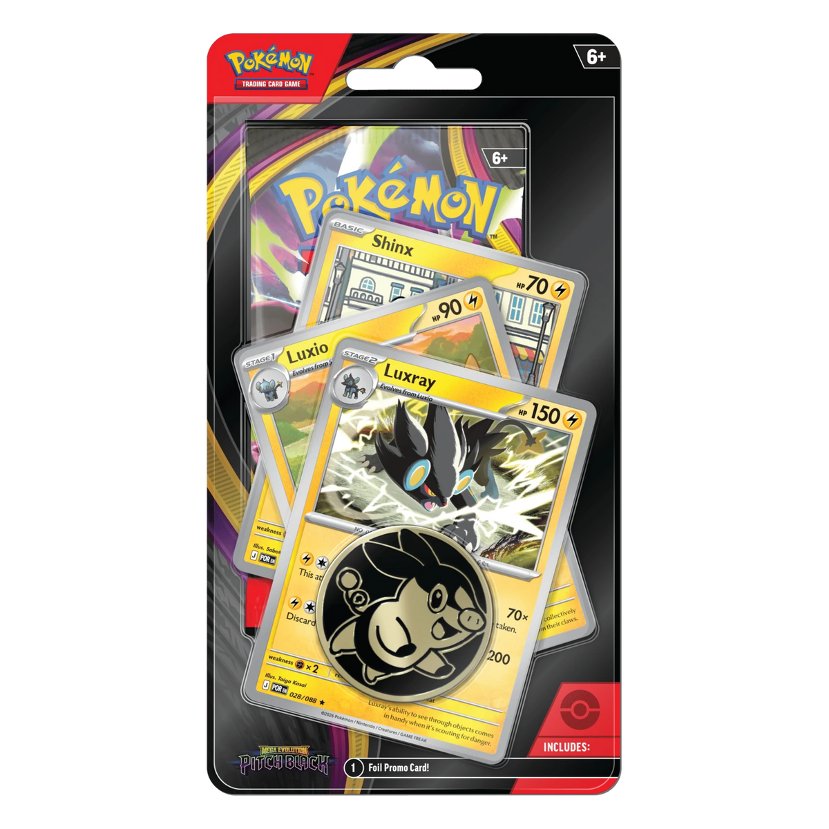 Pokémon TCG Pitch Black: Luxray Premium Checklane Blister