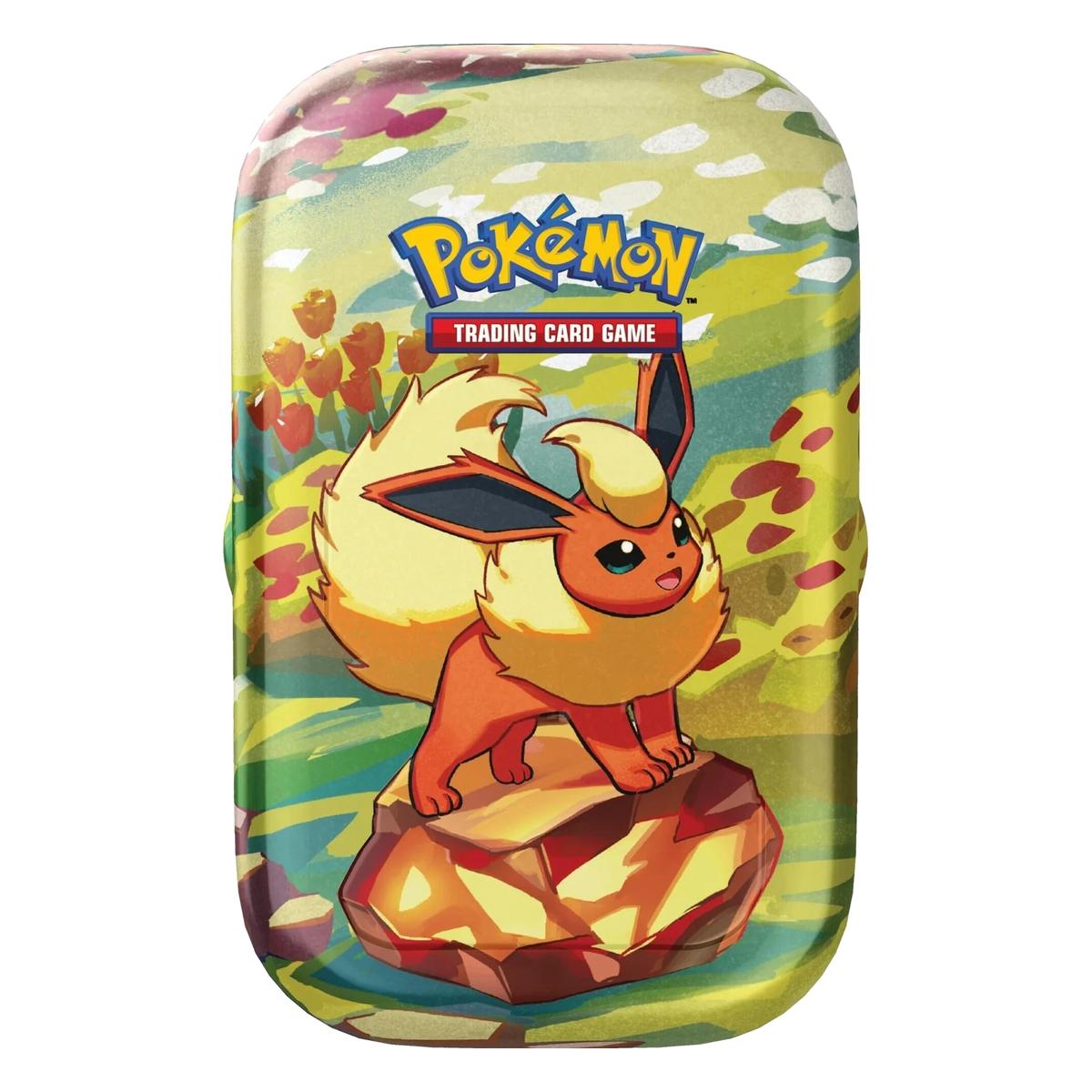 Pokémon TCG Prismatic Evolutions: Flareon Mini Tin