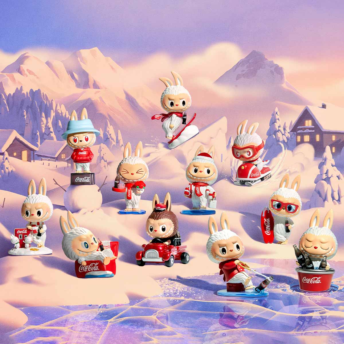 Pop Mart Labubu The Monsters Coca Cola Series Figures Blind Box