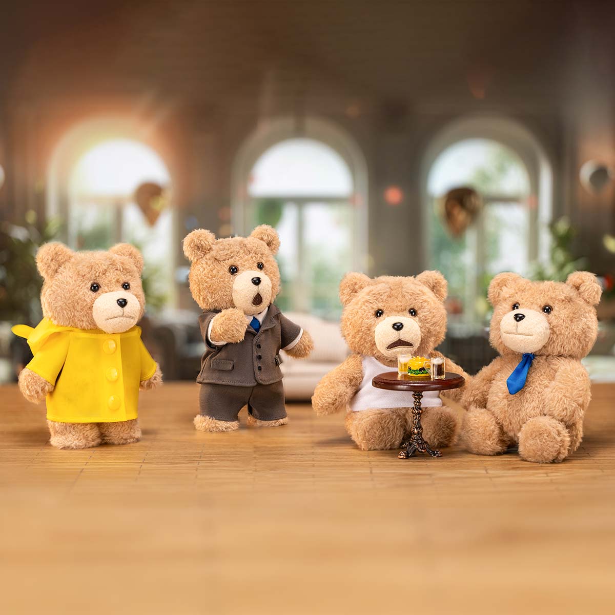 Pop Mart Ted2 Teddy Bear Action Plush Pendant Blind Box