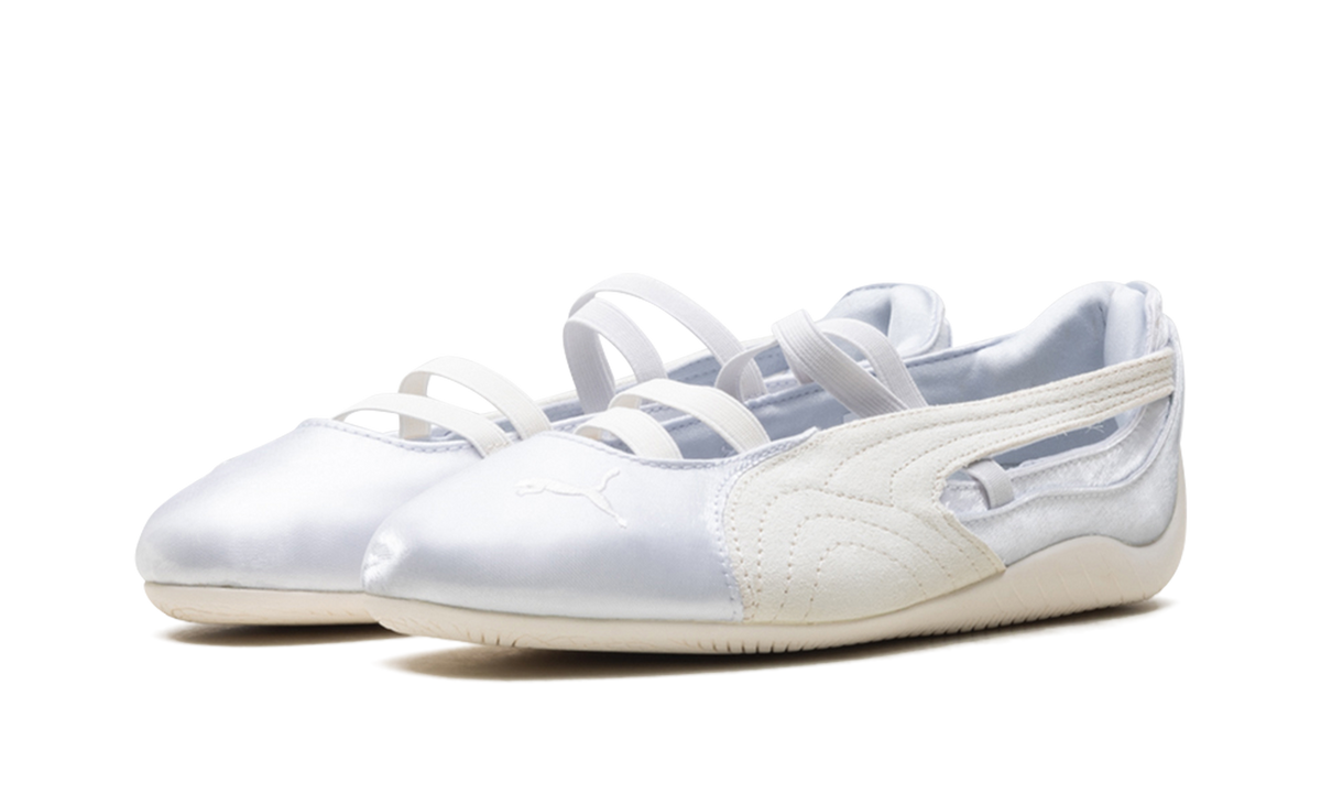 Puma Speedcat Ballet Silver Mist Warm White Satin