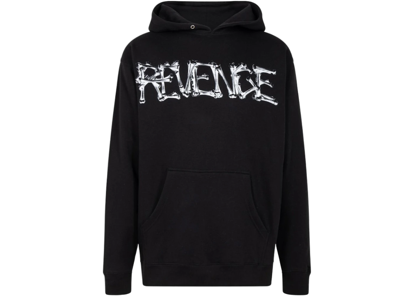 Revenge Durk Bones Hoodie Black