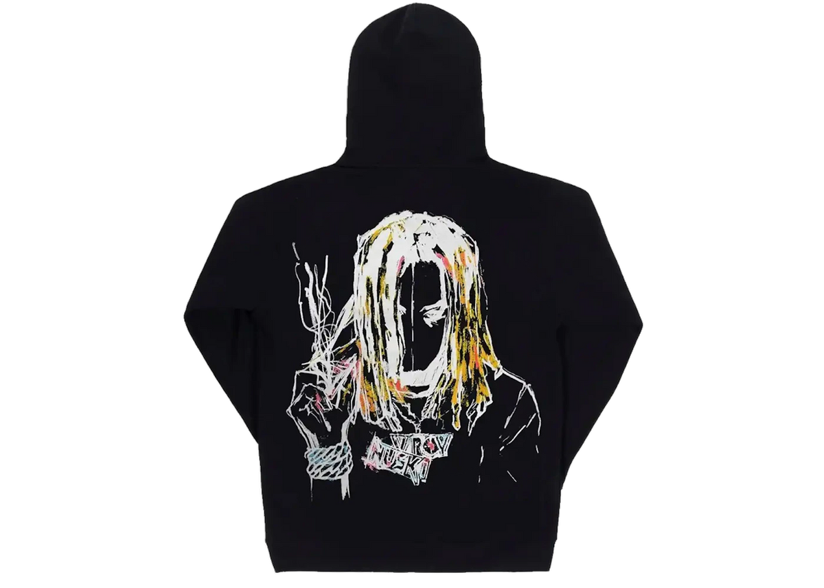 Revenge Durk Painting Hoodie Black