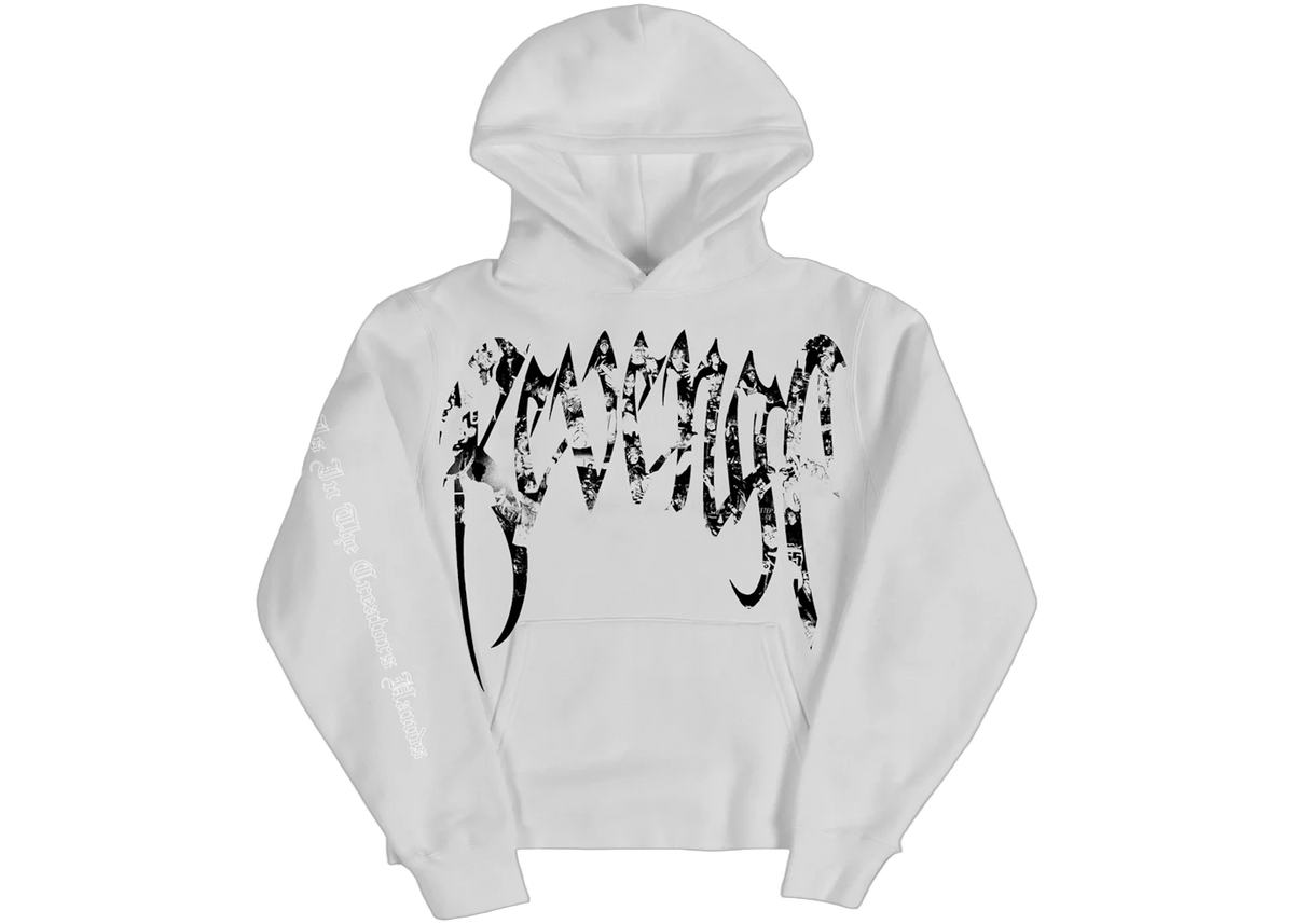 Revenge Juicewrld Collage Hoodie White