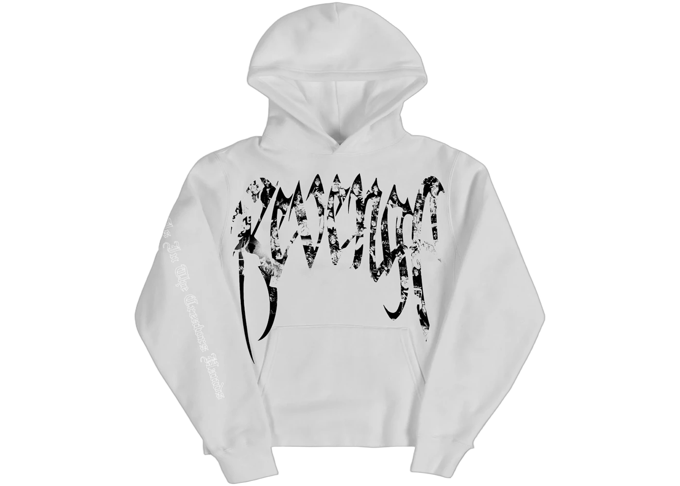 Revenge Juicewrld Collage Hoodie White