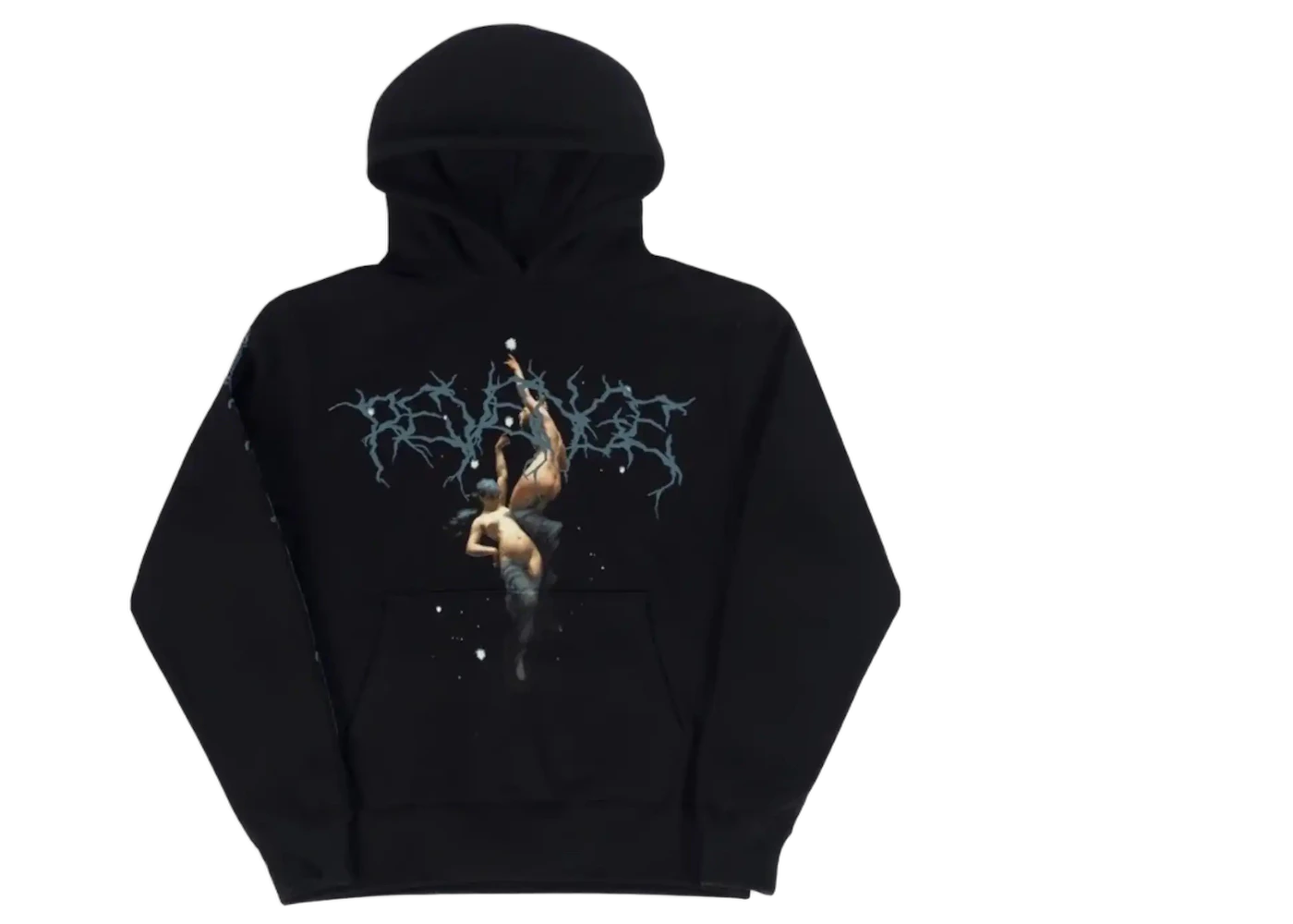 Revenge Lightning Angel Hoodie Black