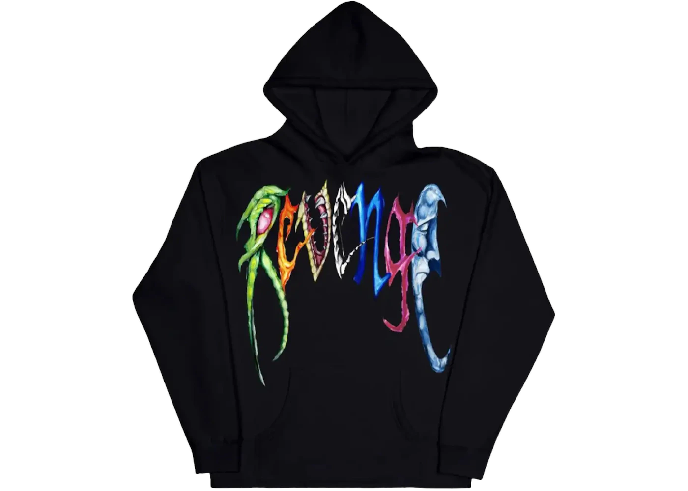 Revenge Trippie Arch Logo Hoodie Black