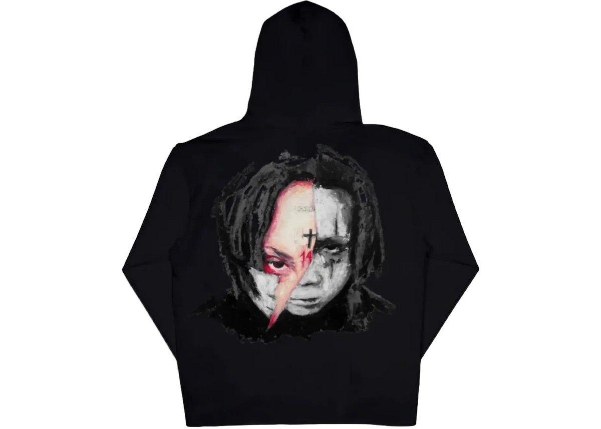 Revenge Trippie Arch Logo Hoodie Black