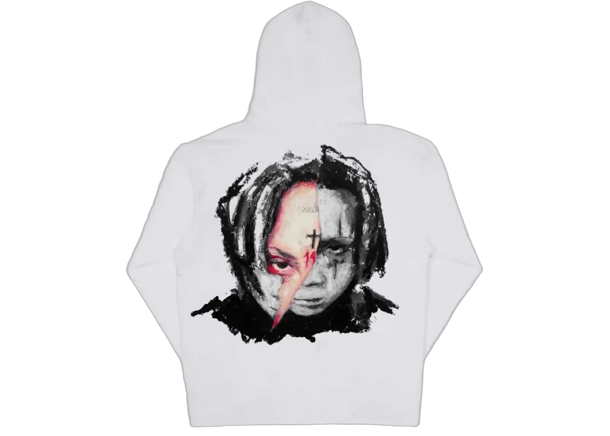 Revenge Trippie Arch Logo Hoodie White