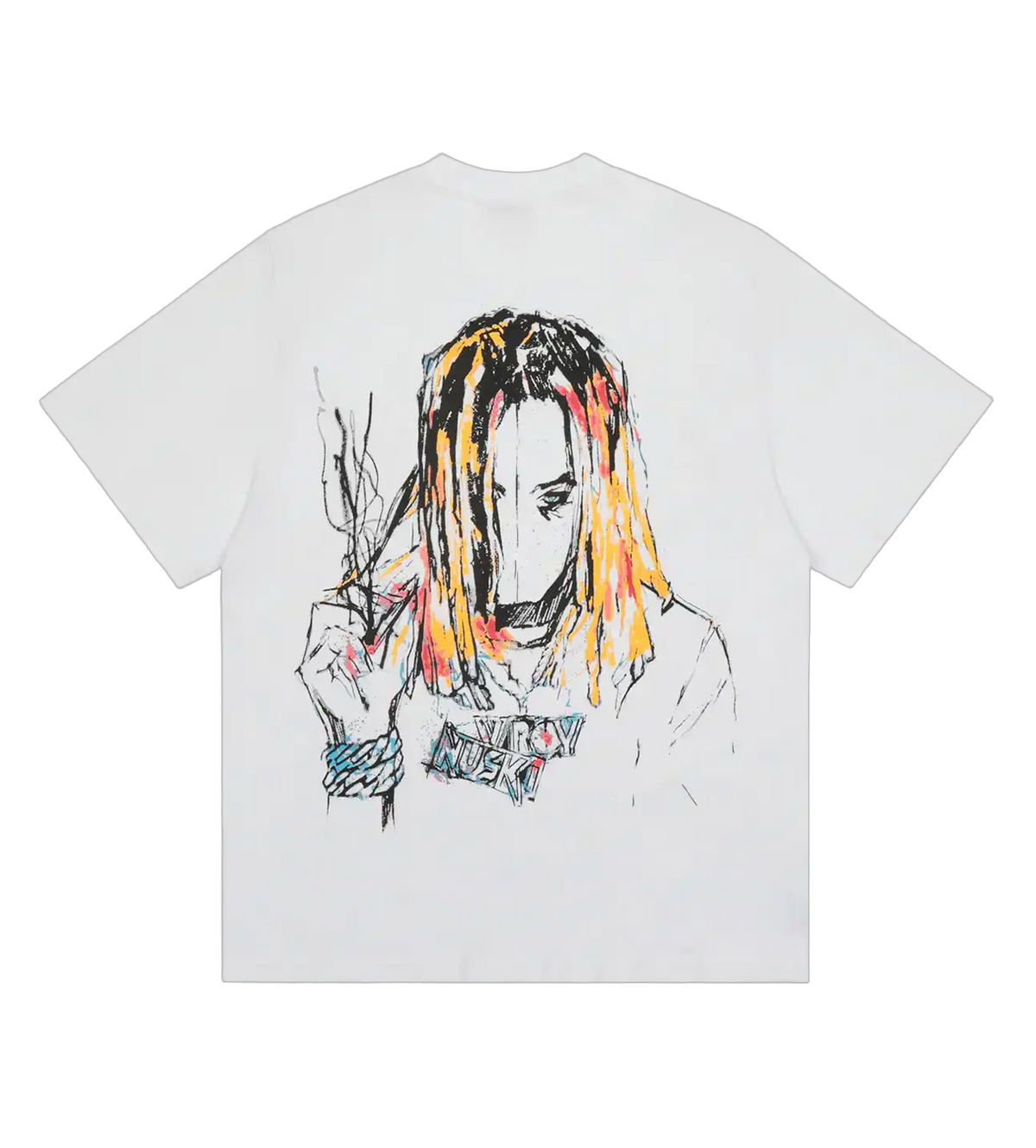 Revenge X Lil Durk Painting T-Shirt White