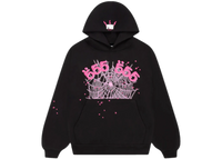 Sp5der Angel Number Hoodie Black, Black (sp5der-angel-number-hoodie-black)