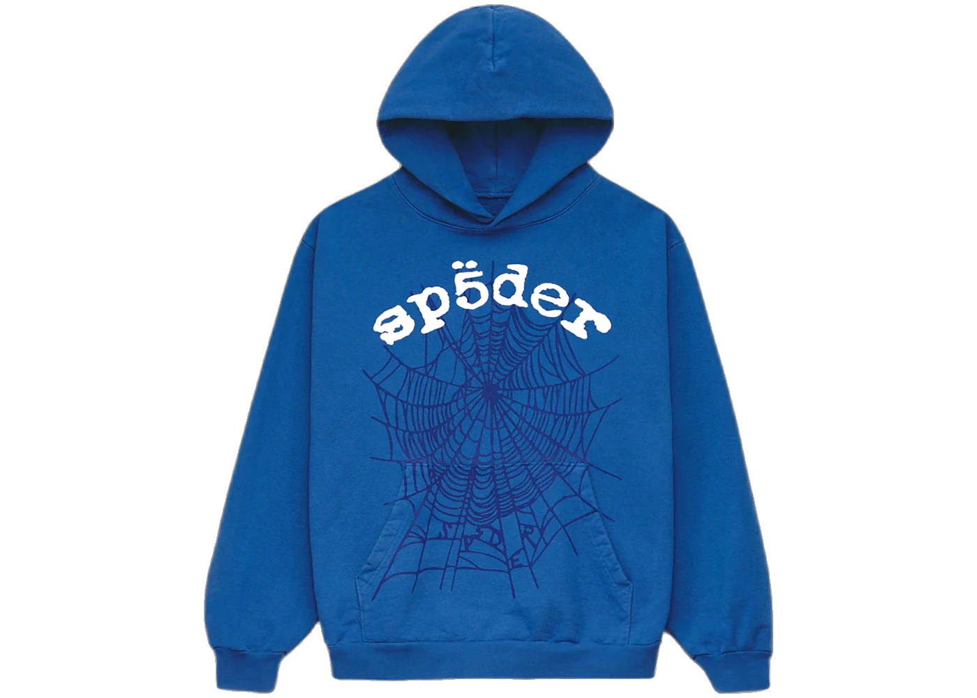 Sp5der Legacy Hoodie Blue, Blue (sp5der-legacy-hoodie-blue)