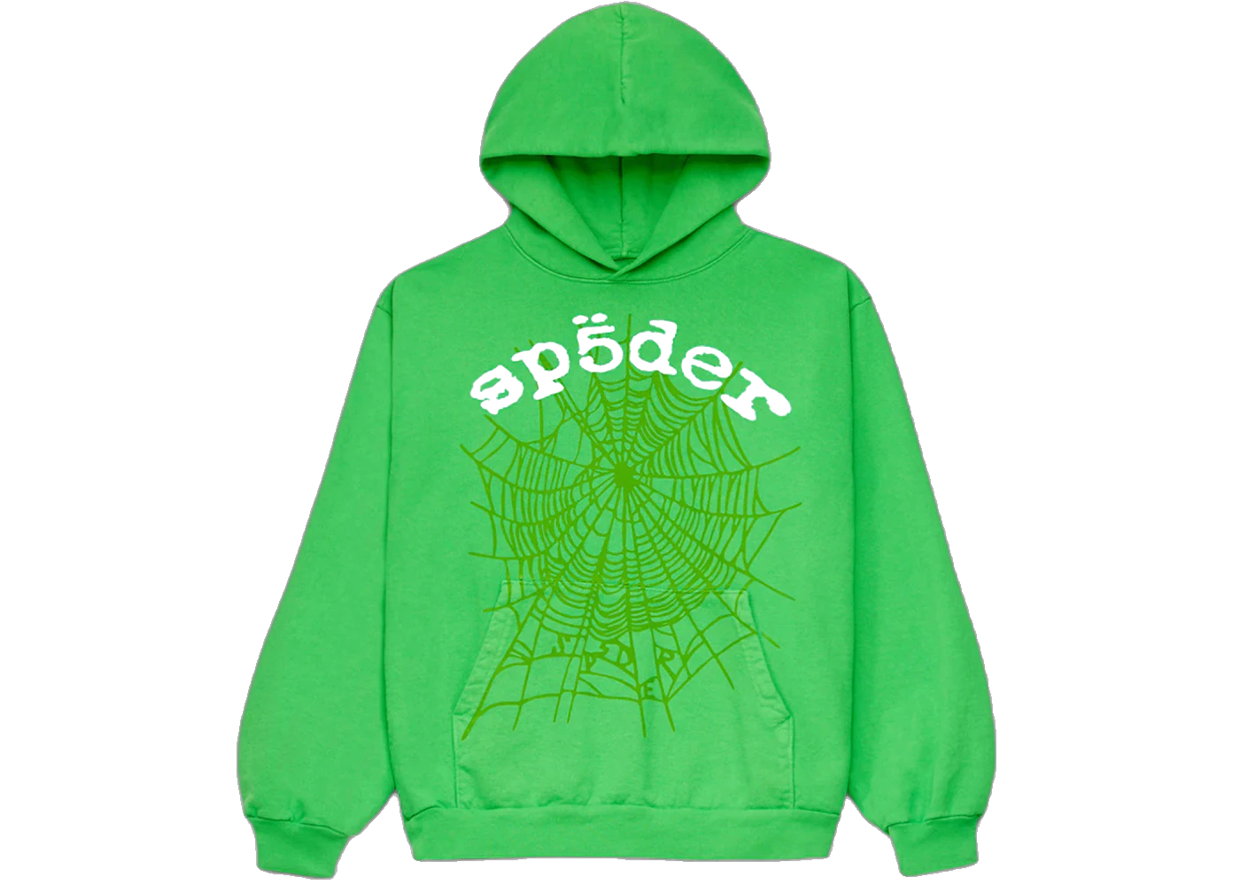 Sp5der Legacy Hoodie Green, Green (sp5der-legacy-hoodie-green)