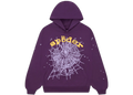 Sp5der Star OG Web V2 Hoodie Purple