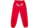 Sp5der Worldwide Red Angel Number 555 Sweatpants Red