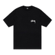 Stussy Burning Stock T-Shirt Black