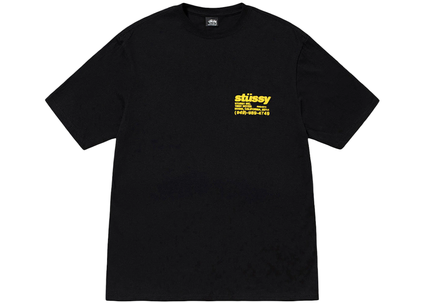 Stussy DNA Pigment Dyed T-Shirt Black