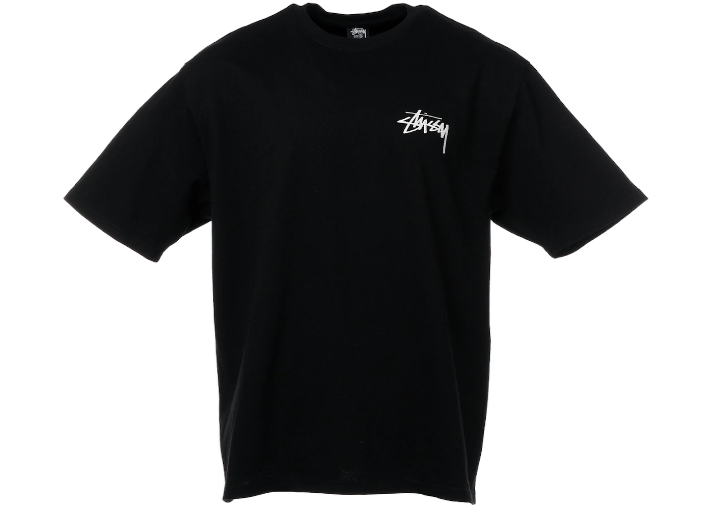 Stussy Fuzzy Dice Tee Black, Black (1904765-BLK)