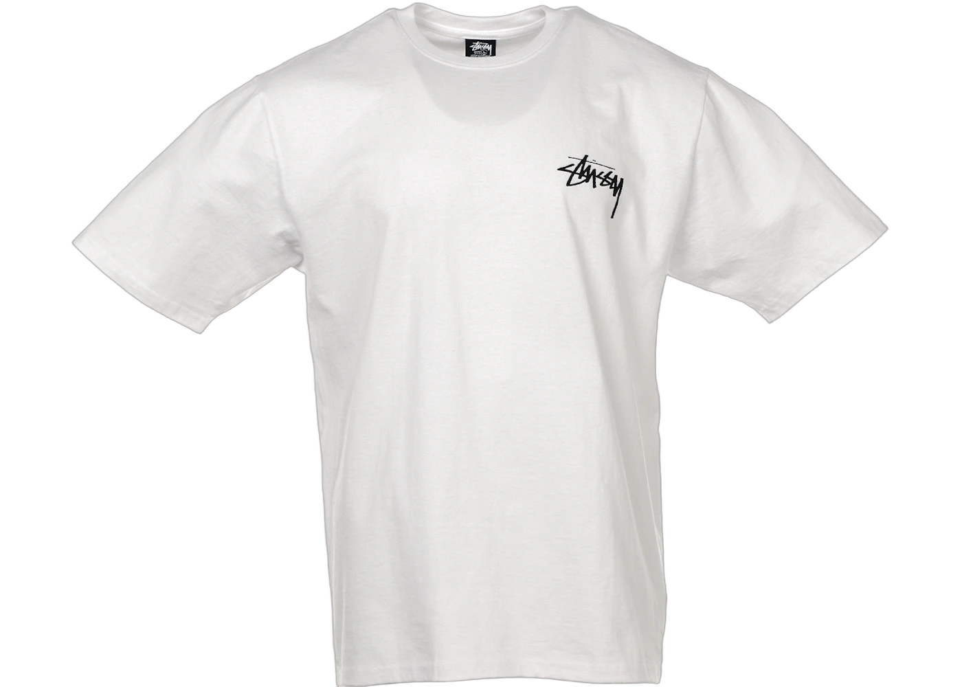 Stussy Fuzzy Dice Tee White, White (1904765-WHT)