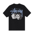 Stussy Roll The Dice Pig Dyed T-Shirt Black