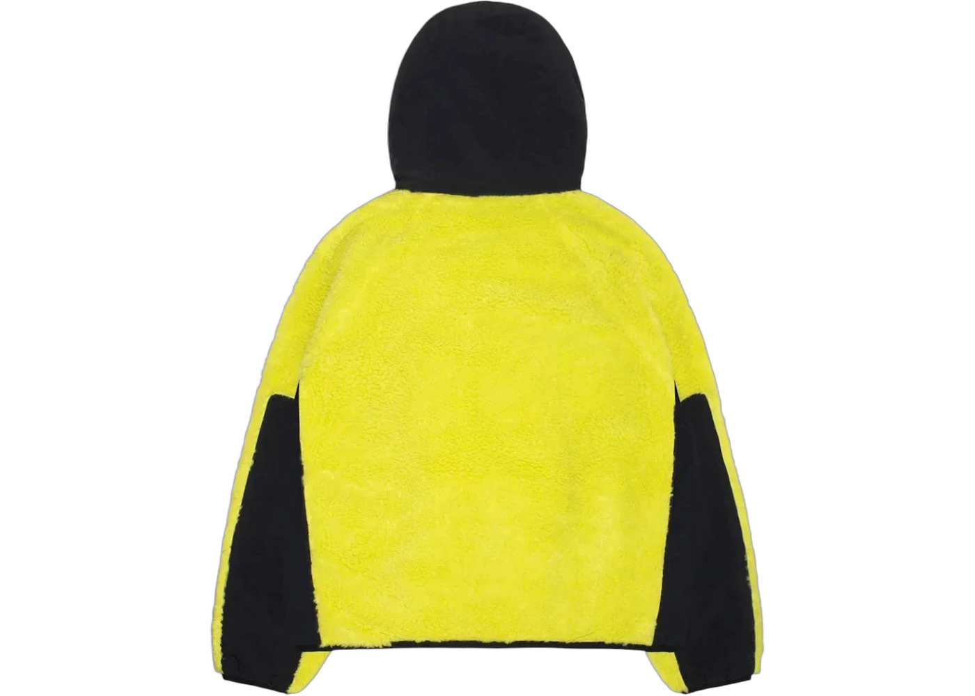 Stussy Sherpa Paneled Hooded Jacket Lime