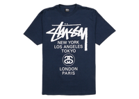 Stussy World Tour T-shirt Navy
