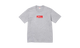 Supreme Arabic Box Logo T-Shirt Heather Grey