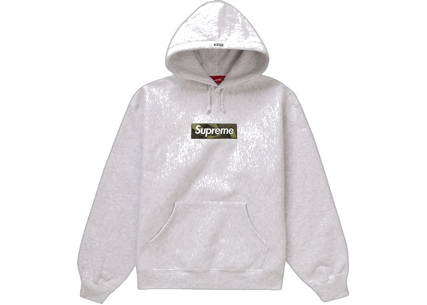 Supreme Box Logo Hooded Sweatshirt (FW23) Ash Grey, Ash Grey (supreme-box-logo-hooded-sweatshirt-fw23-ash-grey)