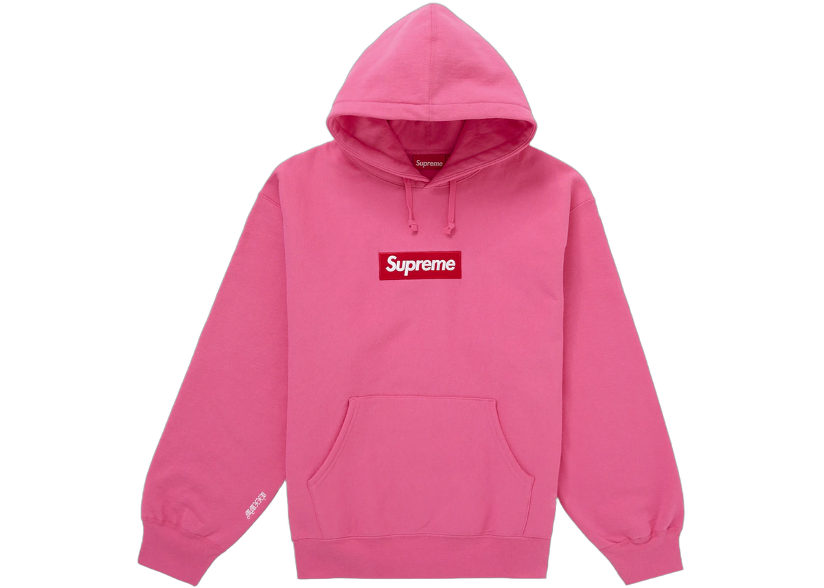 Supreme Box Logo Hooded Sweatshirt (FW25) Magenta