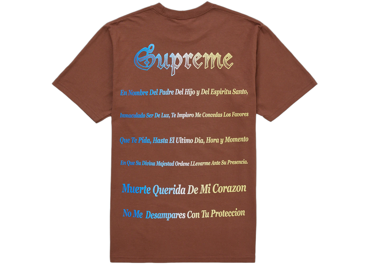 Supreme Grim Reaper T-Shirt Brown