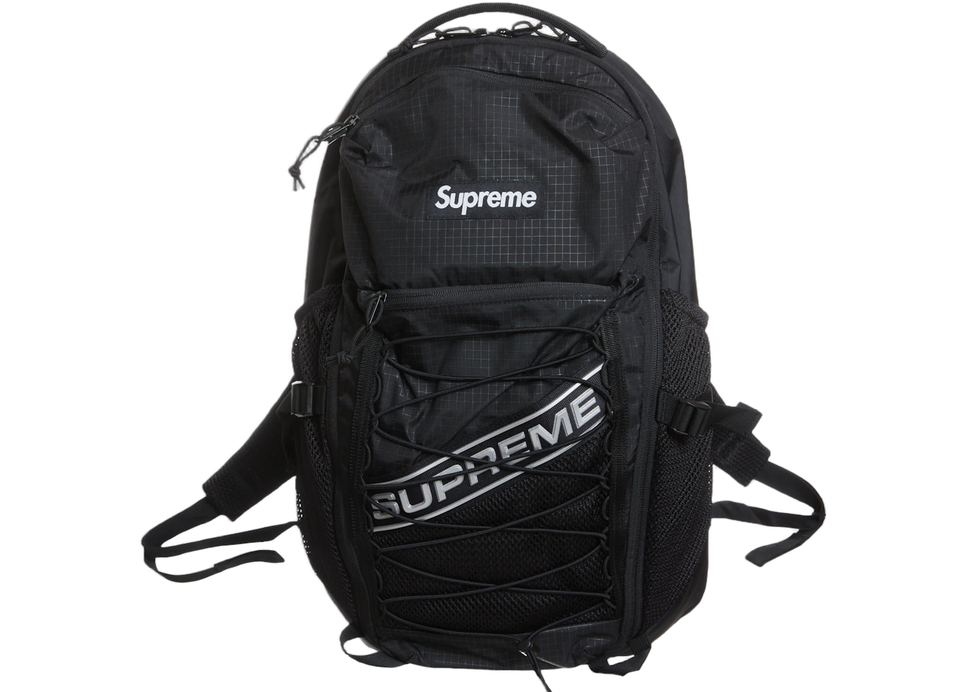 Supreme Logo Backpack Black