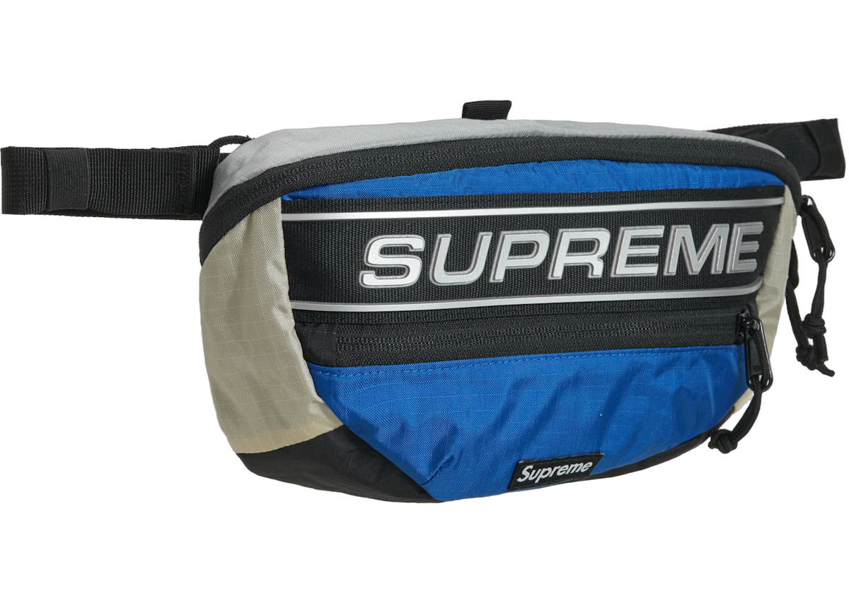 Supreme Logo Waist Bag Blue
