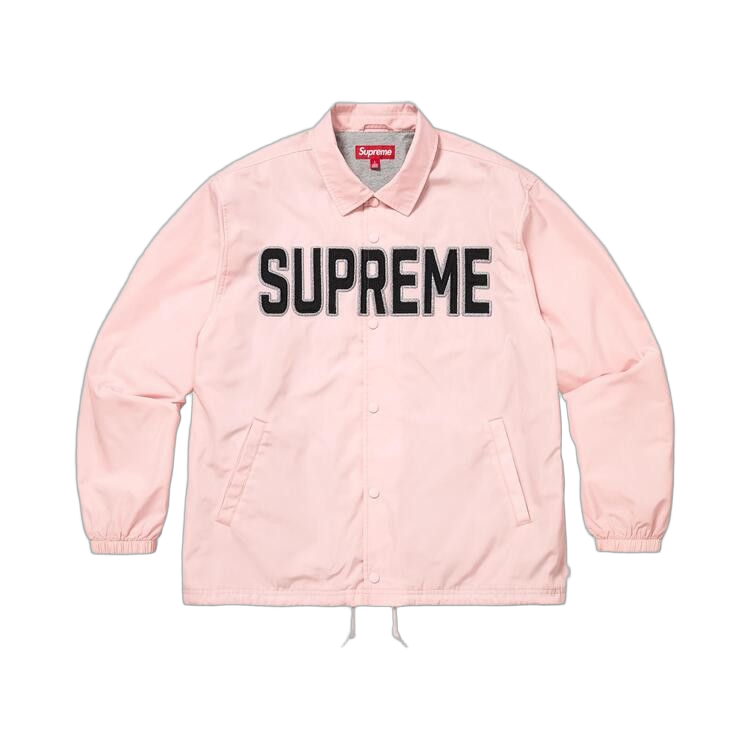 Supreme Spellout Coaches Jacket Pink