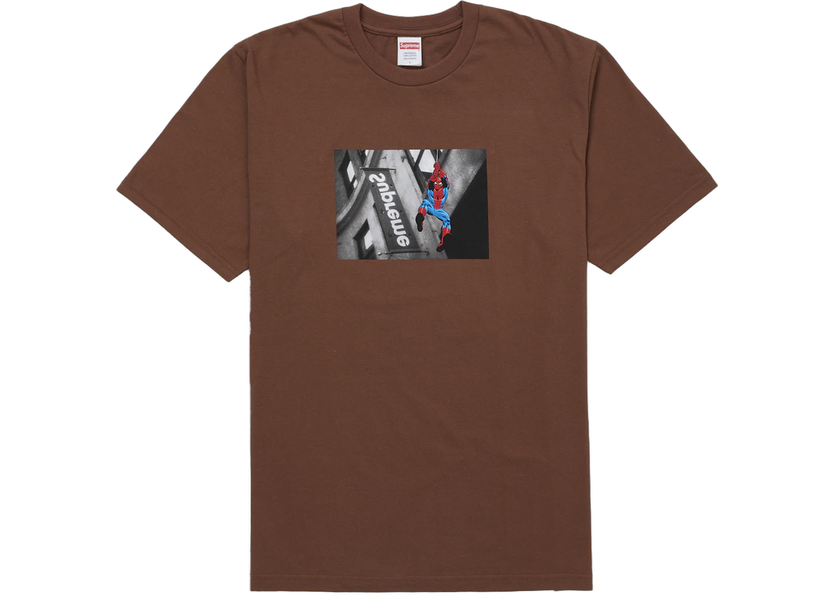 Supreme Spider-Man T-Shirt Brown