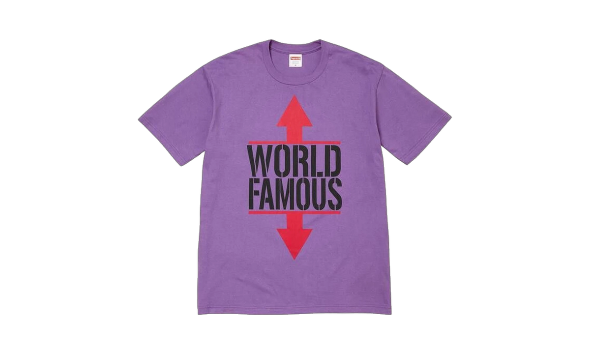 Supreme World Famous T-Shirt Purple
