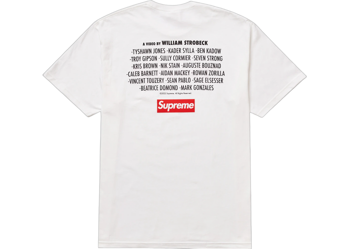 Supreme “Play Dead” T-Shirt White